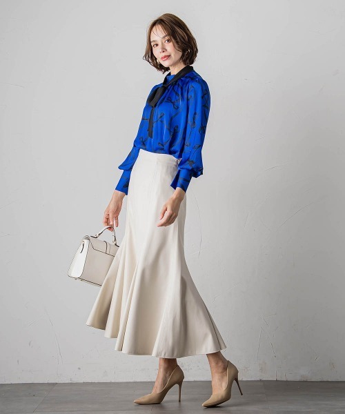 【セール】レザーマーメイドスカート(スカート)|Viaggio Blu(ビアッジョブルー) 【セール】レザーマーメイドスカート(スカート)|Viaggio Blu(ビアッジョブルー)