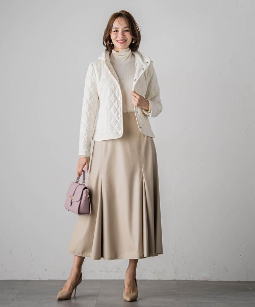 【セール】レザーマーメイドスカート(スカート)|Viaggio Blu(ビアッジョブルー) 【セール】レザーマーメイドスカート(スカート)|Viaggio Blu(ビアッジョブルー)