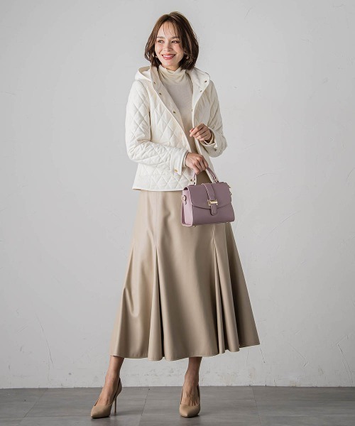 【セール】レザーマーメイドスカート(スカート)|Viaggio Blu(ビアッジョブルー) 【セール】レザーマーメイドスカート(スカート)|Viaggio Blu(ビアッジョブルー)