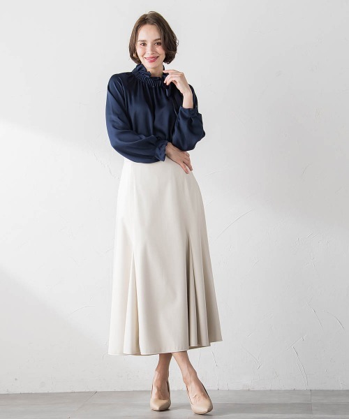 【セール】レザーマーメイドスカート(スカート)|Viaggio Blu(ビアッジョブルー) 【セール】レザーマーメイドスカート(スカート)|Viaggio Blu(ビアッジョブルー)