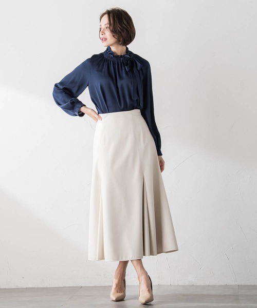 【セール】レザーマーメイドスカート(スカート)|Viaggio Blu(ビアッジョブルー) 【セール】レザーマーメイドスカート(スカート)|Viaggio Blu(ビアッジョブルー)