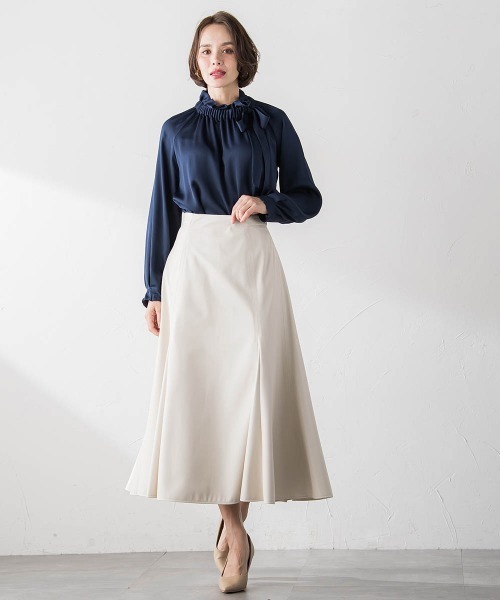 【セール】レザーマーメイドスカート(スカート)|Viaggio Blu(ビアッジョブルー) 【セール】レザーマーメイドスカート(スカート)|Viaggio Blu(ビアッジョブルー)