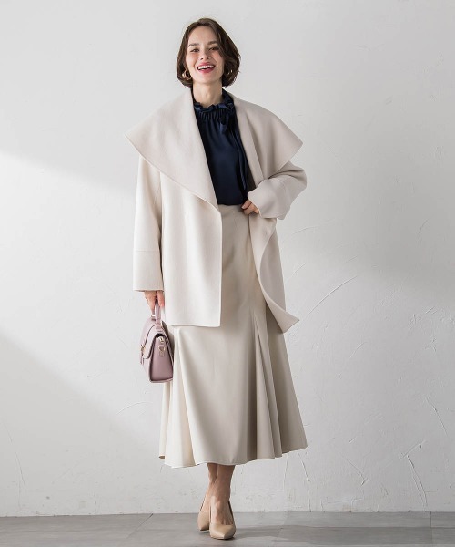 【セール】レザーマーメイドスカート(スカート)|Viaggio Blu(ビアッジョブルー) 【セール】レザーマーメイドスカート(スカート)|Viaggio Blu(ビアッジョブルー)