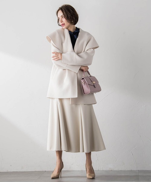 【セール】レザーマーメイドスカート(スカート)|Viaggio Blu(ビアッジョブルー) 【セール】レザーマーメイドスカート(スカート)|Viaggio Blu(ビアッジョブルー)