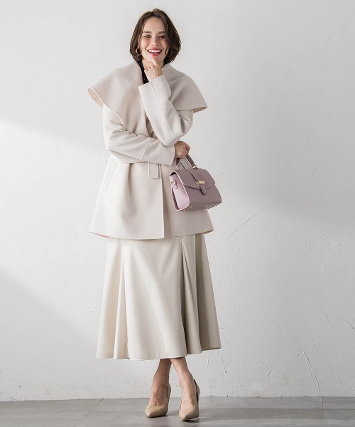 【セール】レザーマーメイドスカート(スカート)|Viaggio Blu(ビアッジョブルー) 【セール】レザーマーメイドスカート(スカート)|Viaggio Blu(ビアッジョブルー)