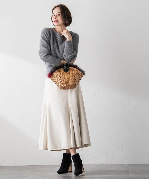 【セール】レザーマーメイドスカート(スカート)|Viaggio Blu(ビアッジョブルー) 【セール】レザーマーメイドスカート(スカート)|Viaggio Blu(ビアッジョブルー)