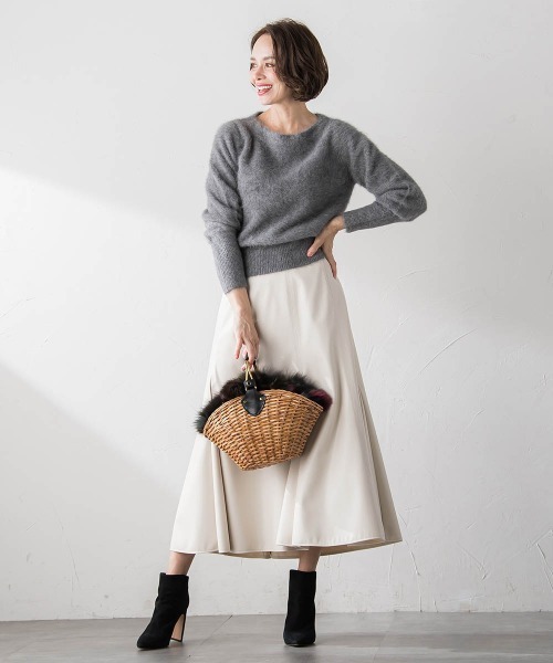 【セール】レザーマーメイドスカート(スカート)|Viaggio Blu(ビアッジョブルー) 【セール】レザーマーメイドスカート(スカート)|Viaggio Blu(ビアッジョブルー)