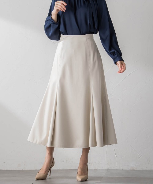 【セール】レザーマーメイドスカート(スカート)|Viaggio Blu(ビアッジョブルー) 【セール】レザーマーメイドスカート(スカート)|Viaggio Blu(ビアッジョブルー)