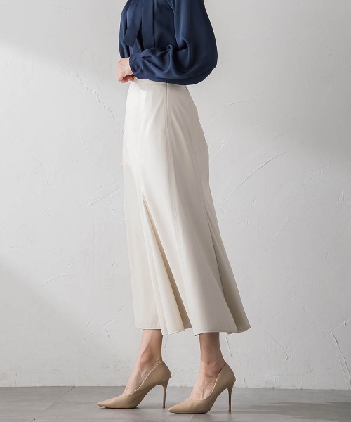 【セール】レザーマーメイドスカート(スカート)|Viaggio Blu(ビアッジョブルー) 【セール】レザーマーメイドスカート(スカート)|Viaggio Blu(ビアッジョブルー)