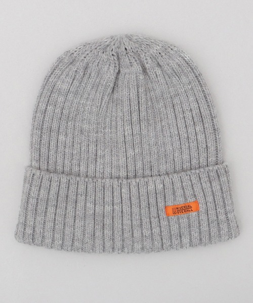 UNIVERSAL OVERALL(ユニバーサルオーバーオール)の「リブ編み ニットワッチ(ニット帽) 深め(ニットキャップ/ビーニー・メンズ・ネイビー/グレー/オフホワイト/ブラック/ブラウン・FREE)」の11枚目の写真