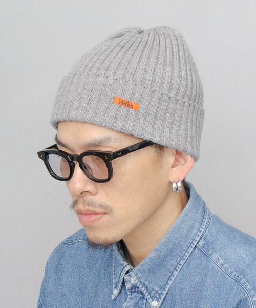 UNIVERSAL OVERALL(ユニバーサルオーバーオール)の「リブ編み ニットワッチ(ニット帽) 深め(ニットキャップ/ビーニー・メンズ・ネイビー/グレー/オフホワイト/ブラック/ブラウン・FREE)」の17枚目の写真