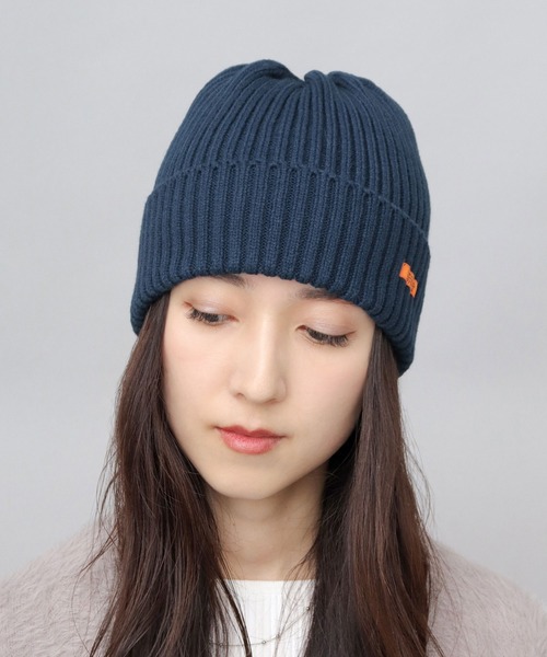UNIVERSAL OVERALL(ユニバーサルオーバーオール)の「リブ編み ニットワッチ(ニット帽) 深め(ニットキャップ/ビーニー・メンズ・ネイビー/グレー/オフホワイト/ブラック/ブラウン・FREE)」の20枚目の写真