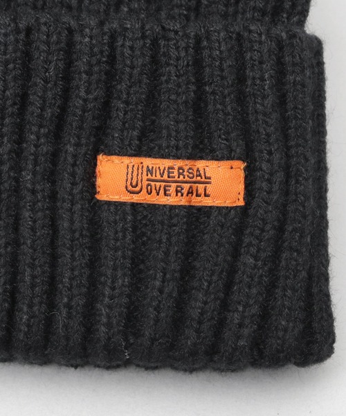 UNIVERSAL OVERALL(ユニバーサルオーバーオール)の「リブ編み ニットワッチ(ニット帽) 深め(ニットキャップ/ビーニー・メンズ・ネイビー/グレー/オフホワイト/ブラック/ブラウン・FREE)」の22枚目の写真