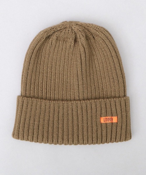 UNIVERSAL OVERALL(ユニバーサルオーバーオール)の「リブ編み ニットワッチ(ニット帽) 深め(ニットキャップ/ビーニー・メンズ・ネイビー/グレー/オフホワイト/ブラック/ブラウン・FREE)」の6枚目の写真