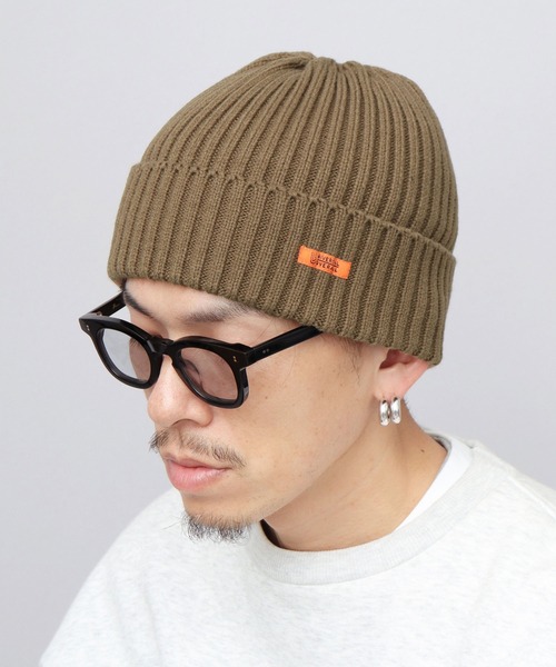 UNIVERSAL OVERALL(ユニバーサルオーバーオール)の「リブ編み ニットワッチ(ニット帽) 深め(ニットキャップ/ビーニー・メンズ・ネイビー/グレー/オフホワイト/ブラック/ブラウン・FREE)」の7枚目の写真
