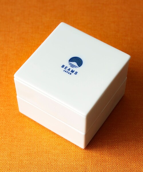 BEAMS別注 漆琳堂 漆長手角弁当箱 ブルー