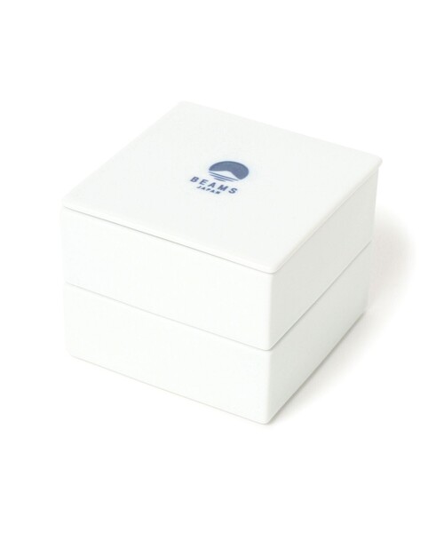 BEAMS JAPAN(ビームス ジャパン)の「【別注】堀江陶器 / 波佐見焼 お重 二段 中(お弁当箱・レディース・ホワイト・ONE SIZE)」の2枚目の写真