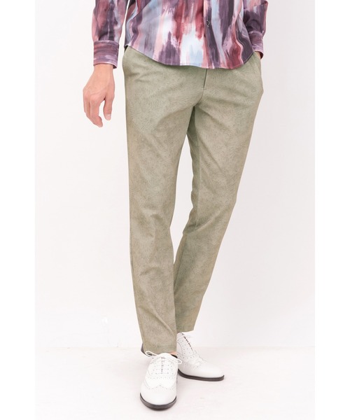 HIGH STREET(ハイストリート)の「HIGH STREET∴トリコットメッシュマーブル調プリントイージーパンツ(その他パンツ・メンズ・ベージュ/ネイビー/ブラック・M/LL/L/S)」の1枚目の写真