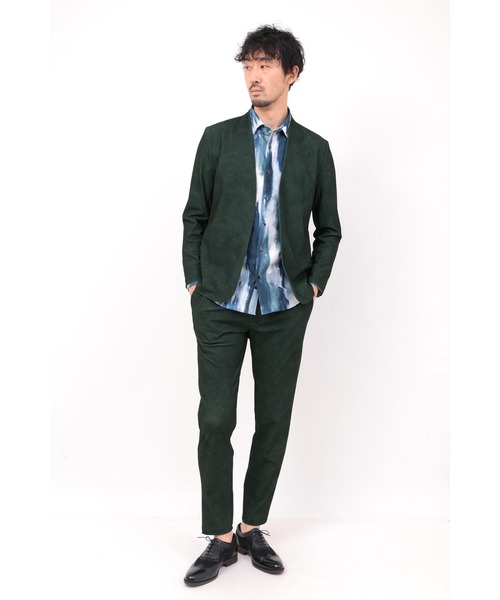 HIGH STREET(ハイストリート)の「HIGH STREET∴トリコットメッシュマーブル調プリントイージーパンツ(その他パンツ・メンズ・ベージュ/ネイビー/ブラック・M/LL/L/S)」の19枚目の写真
