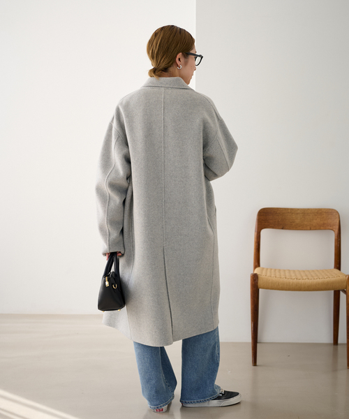 ≪追加≫SUPER160sダブルブレストコート2（チェスターコート