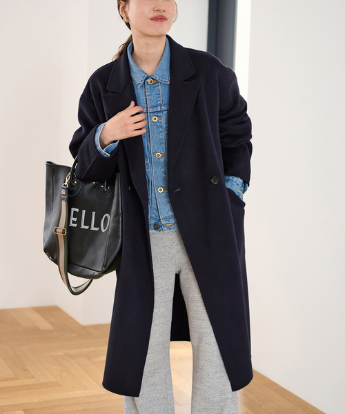 ≪追加≫SUPER160sダブルブレストコート2（チェスターコート