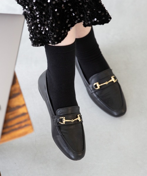 welleg（ウェレッグ）の「コットン入り　シンプルソックス（ソックス/靴下・レディース・ホワイト/ブラック・M）」の7枚目の写真