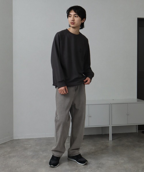 HERMES グレー トレーナー PARIS刺繍 スウェット グレー（灰色）系 XL