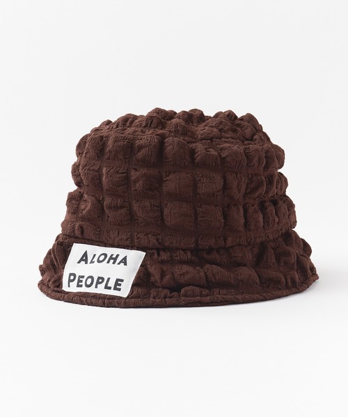 ROOPTOKYO（ループトウキョウ）の「ALOHA PEOPLE/アロハピープル ポップコーンバケットハット（ハット・レディース・ブラウン/ホワイト/ブラック・FREE）」の10枚目の写真