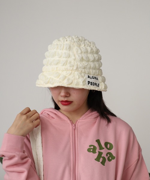ROOPTOKYO（ループトウキョウ）の「ALOHA PEOPLE/アロハピープル ポップコーンバケットハット（ハット・レディース・ブラウン/ホワイト/ブラック・FREE）」の15枚目の写真