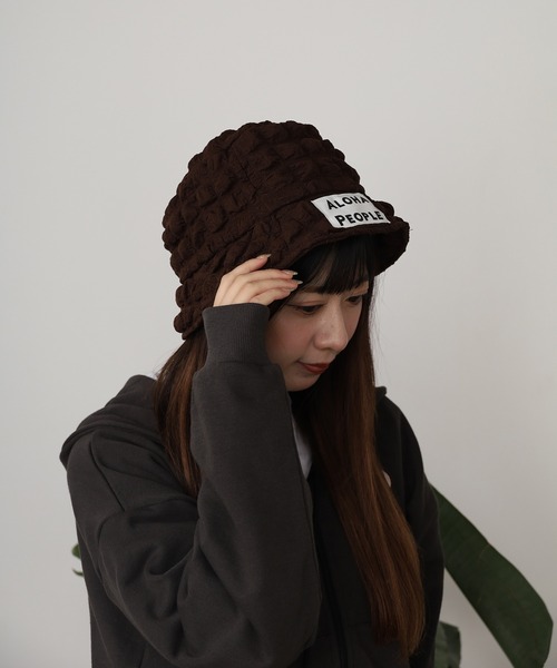 ROOPTOKYO（ループトウキョウ）の「ALOHA PEOPLE/アロハピープル ポップコーンバケットハット（ハット・レディース・ブラウン/ホワイト/ブラック・FREE）」の12枚目の写真