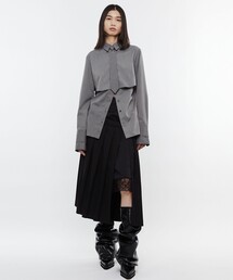 【POOLDE/プールデ】Layered Shirts/レイヤードシャツ