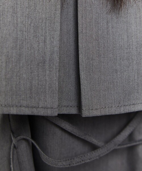 POOLDE（プールデ）の「【POOLDE/プールデ】Layered Shirts/レイヤードシャツ（シャツ/ブラウス・レディース・ホワイト/グレー・S/M）」の17枚目の写真