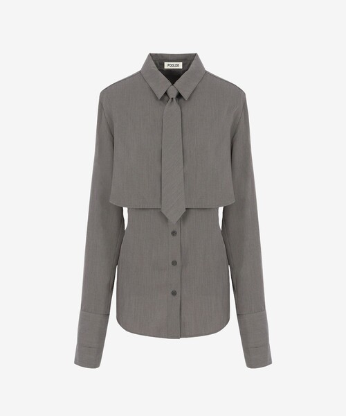 POOLDE/プールデ　Layered Shirts/レイヤードシャツ POOLDE/プールデ】Layered Shirts/レイヤードシャツ（シャツ