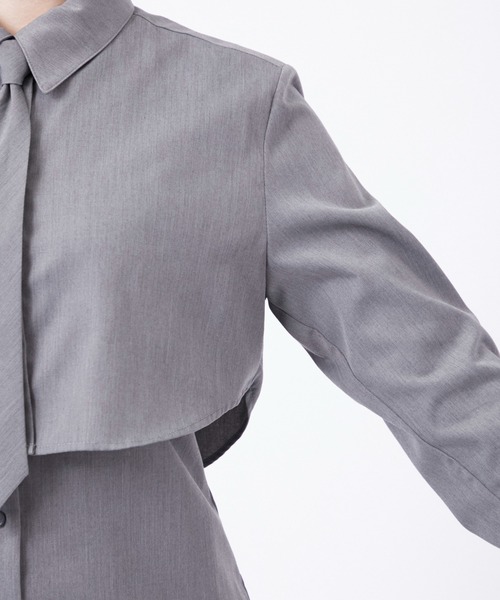 POOLDE/プールデ】Layered Shirts/レイヤードシャツ（シャツ