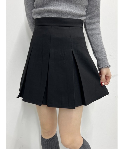 新品　タグなし　バーバリー　スカート　ミニスカート　プリーツ　ボックスプリーツ PHILLY】ボックスプリーツミニスカート（スカート）｜PHILLY