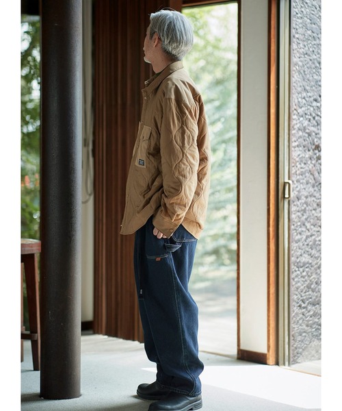 Sunny clouds（サニークラウズ）の「サニークラウズ　寝袋キルトシャツ〈メンズ〉（シャツ/ブラウス・メンズ・ベージュ・M/L/S）」の3枚目の写真