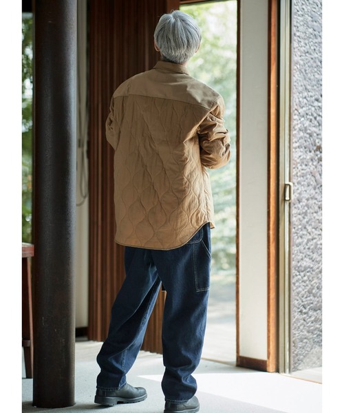 Sunny clouds（サニークラウズ）の「サニークラウズ　寝袋キルトシャツ〈メンズ〉（シャツ/ブラウス・メンズ・ベージュ・M/L/S）」の4枚目の写真