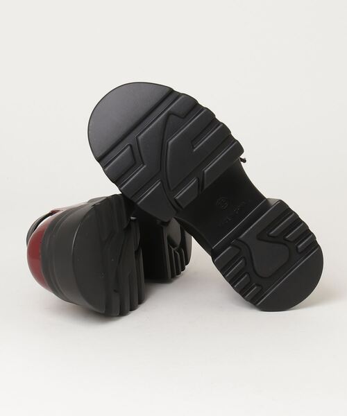 YOSUKE(ヨースケ)の「ヨースケ YOSUKE ウィメンズ厚底メリージェーンダブルストラップボリューミーヒールアップシューズ6310022(ドレスシューズ・レディース・ブラック/アイボリー/ブラック×ブラック/ワインレッド/シルバー/シャンパン・24.5cm/24.0cm/23.5cm/23.0cm/22.5cm/37/38/35/36/39)」の8枚目の写真