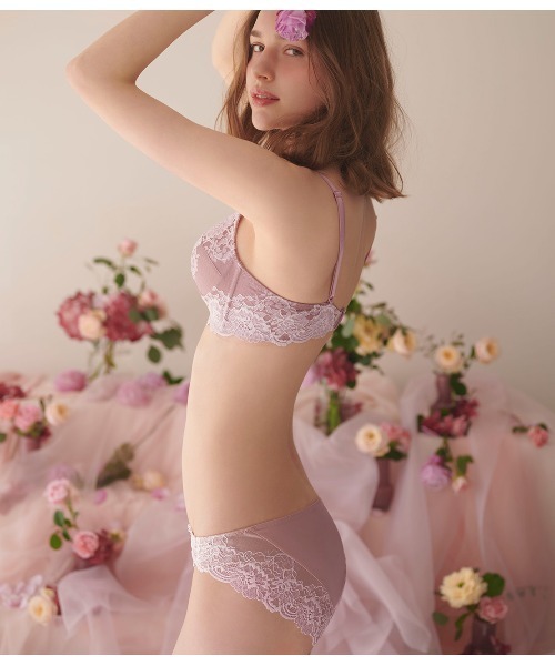 PEACH JOHN(ピーチジョン)の「盛れるノンワイヤーペアショーツ(ショーツ・レディース・ピンク/チャコール/ミント/ネイビー/ピンクベージュ/ライトブルー/ライトブラウン/スカイブルー/クリアレッド/ブラック/スモークピンク・SMALL/MEDIUM/LARGE)」の13枚目の写真