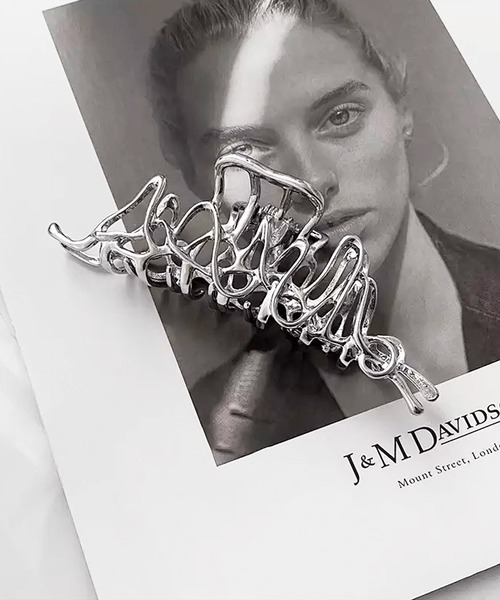 ̮ヘアクリ・バレッタ×リンクデザインno.2