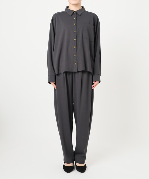 VERMEIL par iena(ヴェルメイユパーイエナ)の「stretch jersey pants(その他パンツ・レディース・チャコールグレー/スカイブルー/ネイビー・FREE)」の10枚目の写真
