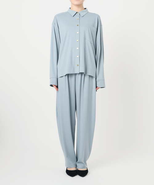 VERMEIL par iena(ヴェルメイユパーイエナ)の「stretch jersey pants(その他パンツ・レディース・チャコールグレー/スカイブルー/ネイビー・FREE)」の13枚目の写真