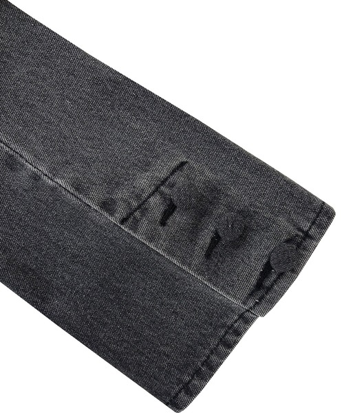 ANDGEEBEE（アンジービー）の「デニムジャケットタックワンピ（ワンピース・レディース・ブラック/インディゴブルー・FREE）」の14枚目の写真