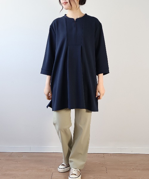 MB mint breeze(エムビーミントブリーズ)の「【L~6L 大きいサイズ】ストレートストレッチパンツ(その他パンツ・レディース・ネイビー/オフホワイト/カーキ/ブラック/ライトグリーン・4L/5L/L/6L/LL/3L)」の16枚目の写真