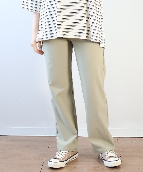 MB mint breeze(エムビーミントブリーズ)の「【L~6L 大きいサイズ】ストレートストレッチパンツ(その他パンツ・レディース・ネイビー/オフホワイト/カーキ/ブラック/ライトグリーン・4L/5L/L/6L/LL/3L)」の12枚目の写真