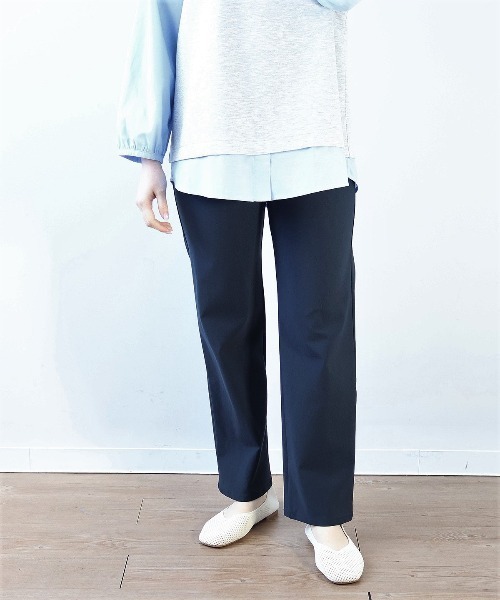 MB mint breeze(エムビーミントブリーズ)の「【L~6L 大きいサイズ】ストレートストレッチパンツ(その他パンツ・レディース・ネイビー/オフホワイト/カーキ/ブラック/ライトグリーン・4L/5L/L/6L/LL/3L)」の17枚目の写真