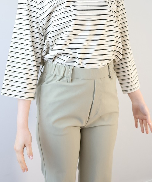 MB mint breeze(エムビーミントブリーズ)の「【L~6L 大きいサイズ】ストレートストレッチパンツ(その他パンツ・レディース・ネイビー/オフホワイト/カーキ/ブラック/ライトグリーン・4L/5L/L/6L/LL/3L)」の22枚目の写真