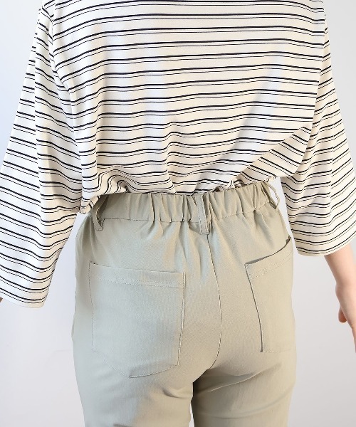 MB mint breeze(エムビーミントブリーズ)の「【L~6L 大きいサイズ】ストレートストレッチパンツ(その他パンツ・レディース・ネイビー/オフホワイト/カーキ/ブラック/ライトグリーン・4L/5L/L/6L/LL/3L)」の6枚目の写真