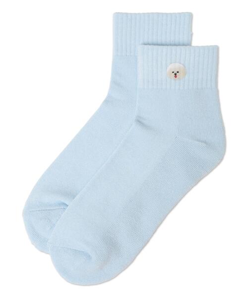 WEGO（ウィゴー）の「WEGO/アニマルプリントショートソックス（ソックス/靴下・レディース・ブラック/サックスブルー/ライトピンク・23-25cm）」の10枚目の写真