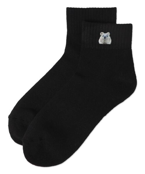 WEGO（ウィゴー）の「WEGO/アニマルプリントショートソックス（ソックス/靴下・レディース・ブラック/サックスブルー/ライトピンク・23-25cm）」の6枚目の写真